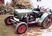 Traktor der Firma Krasser Seilwinden aus dem Baujahr 1967